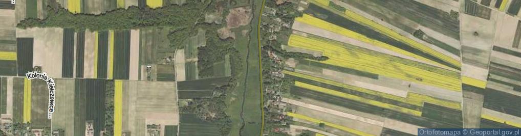 Zdjęcie satelitarne Kiełczewice Maryjskie ul.